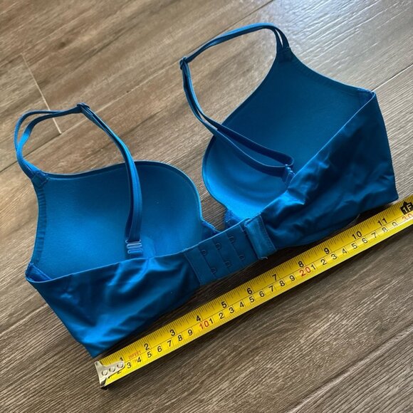Victoria’s Secret Very Sexy Push-Up Bra Sky Blue pigeonnant bralette 32DD or 32E - Picture 8 of 10